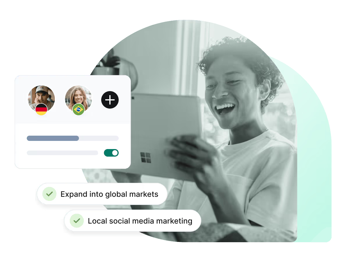 Localized marketing model