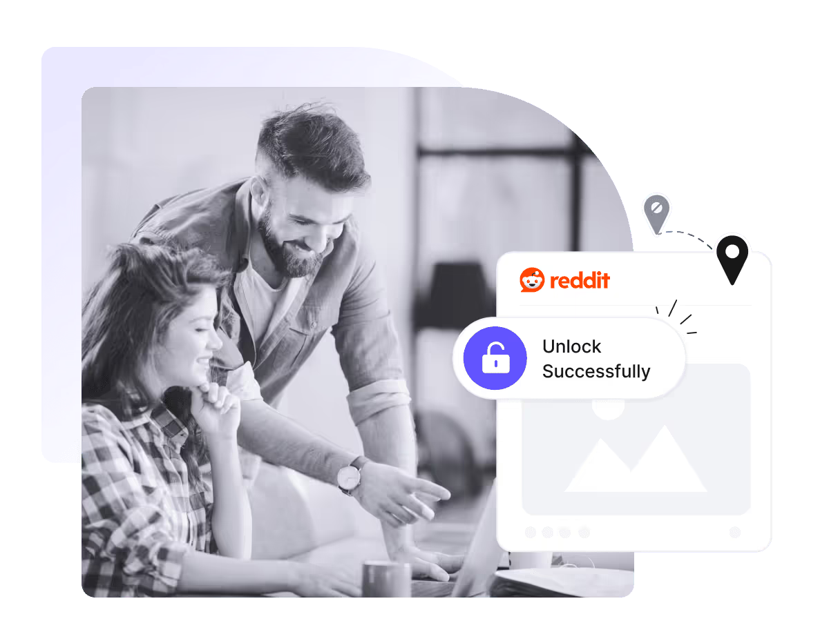 Access Reddit with premium proxy IPs diagram