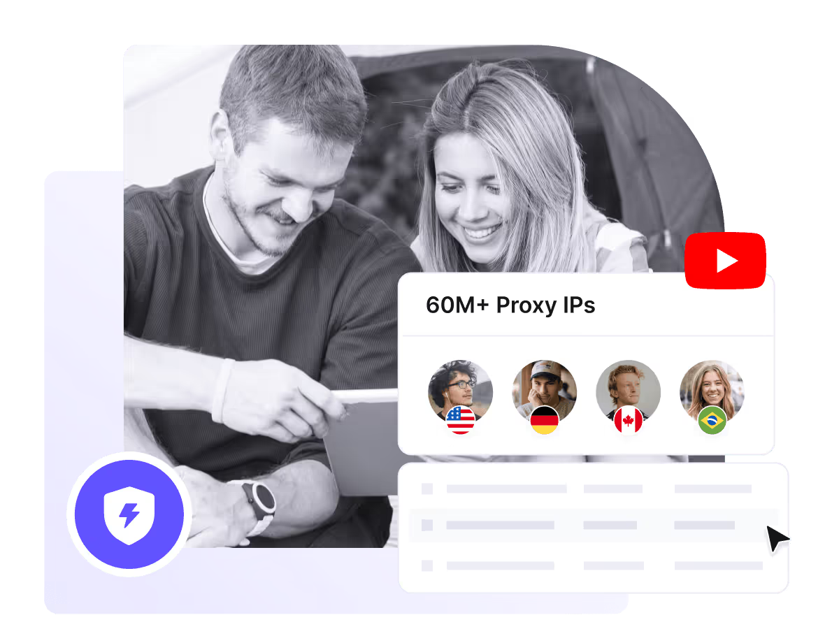 YouTube proxy IP pool diagram